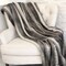 Edge Collections - Gray - Premium Velvet Foil Printed Accent Pillow - 1 Piece